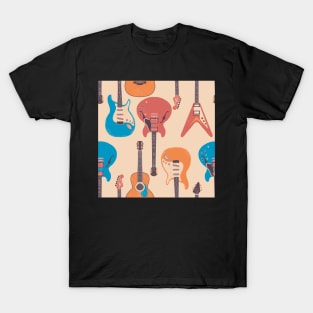 Guitar music pattern T-Shirt